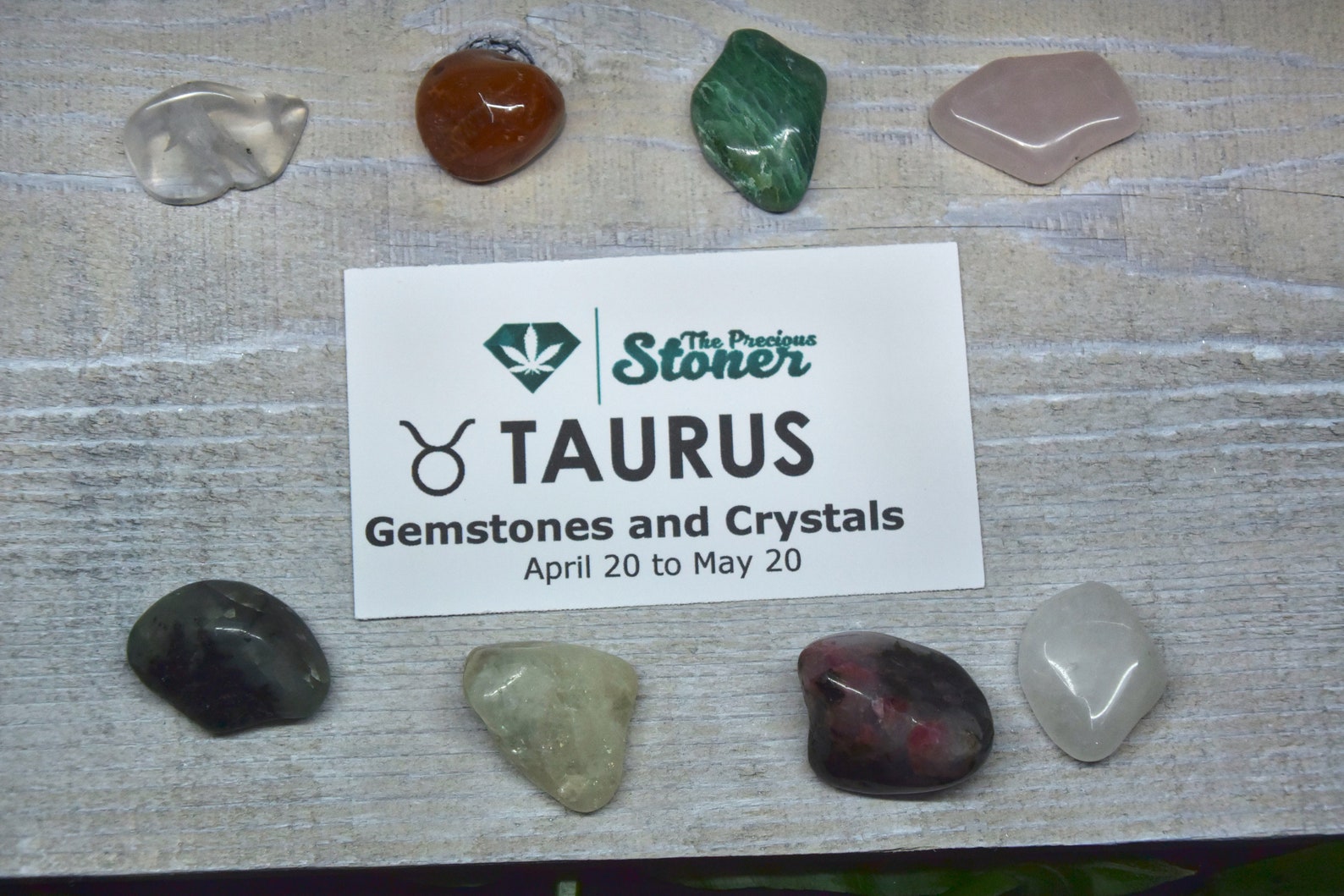 Taurus Zodiac Crystals and Gemstones Kit Taurus Stones Set Etsy Canada