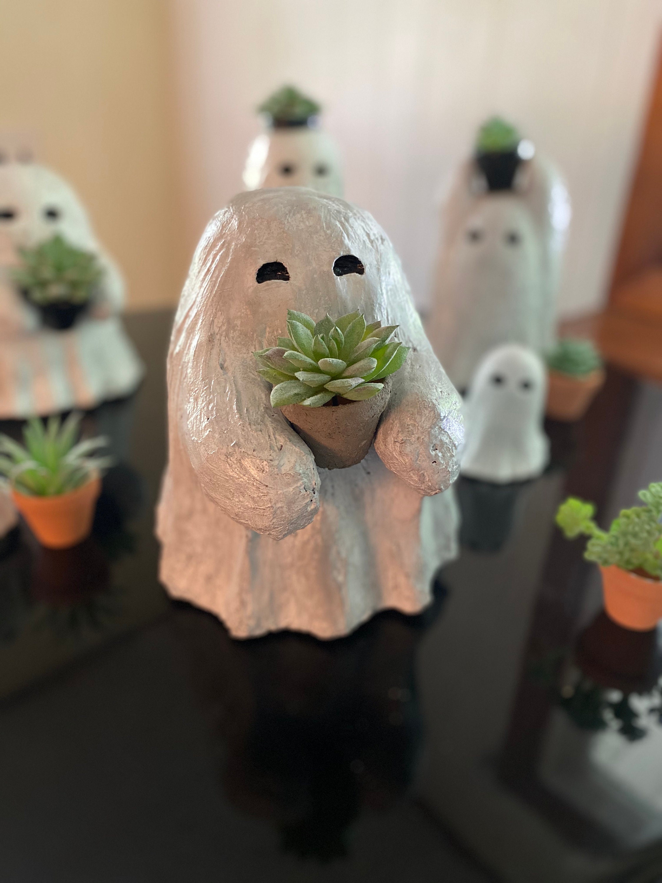 Cement Ghost Planter | Etsy