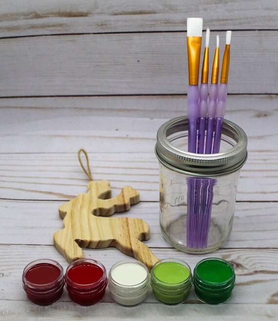 Christmas Ornament Paint Kit (pre-giftwrapped)