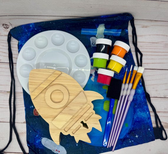 Rocket Ship Paint Kit (Bag Included)