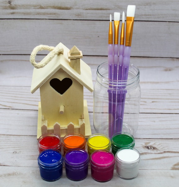 Mini Dream House Birdhouse Paint Kit (Personalized)
