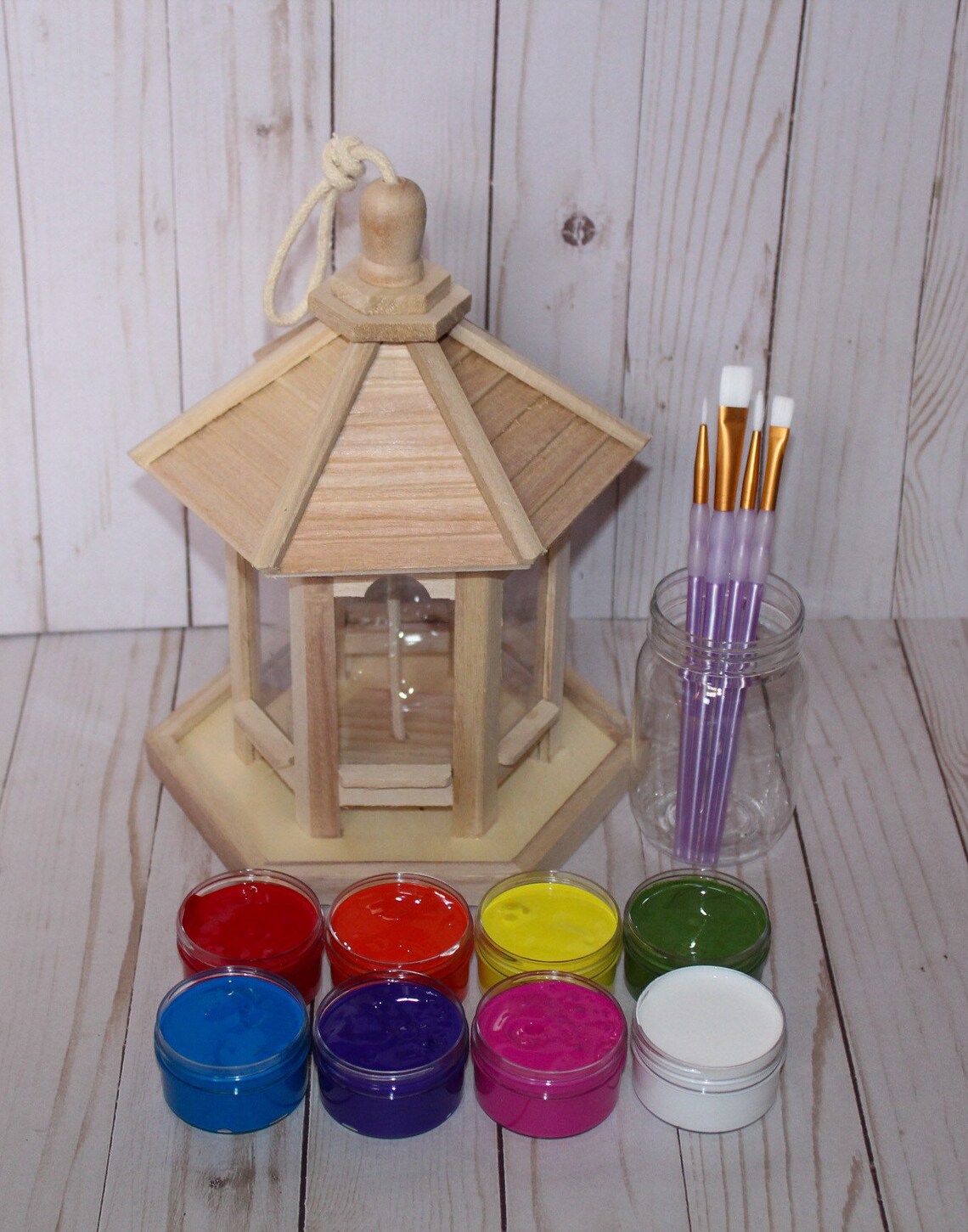 Paint Your Own Bird Feeder Kit Etsy