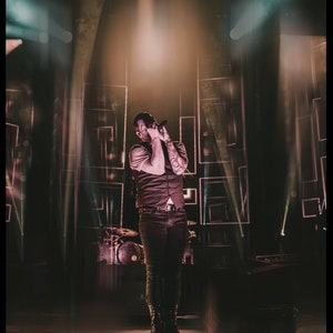 Aluminiumdruck &quot;Brent Smith&quot; aus der Band &quot;Shinedown&quot;