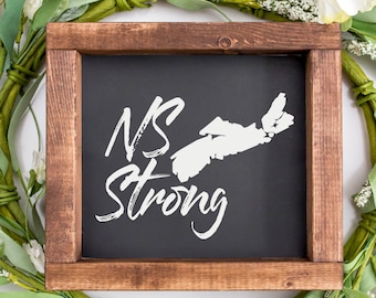 NS Strong SVG, Circut, Silhouette, Nova Scotia svg, Canadá svg, Nova Scotia Strong svg, NS Strong sign