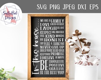 Download House Rules Svg Etsy