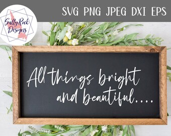 pic All Things Bright And Beautiful Poem Printable all things bright and beautiful etsy