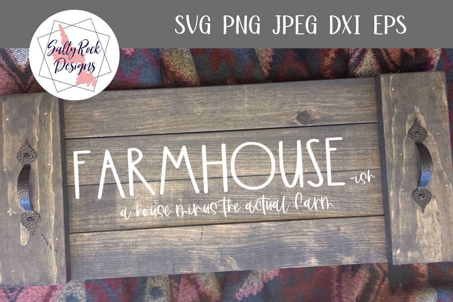 Farmhouse-ISH Svg Cricut Silhouette Farmhouse svg Country | Etsy