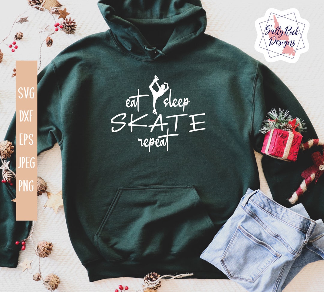 Skate SVG, Skater Svg, Skating Svg, Eat Sleep Skate Repeat Svg, Skate