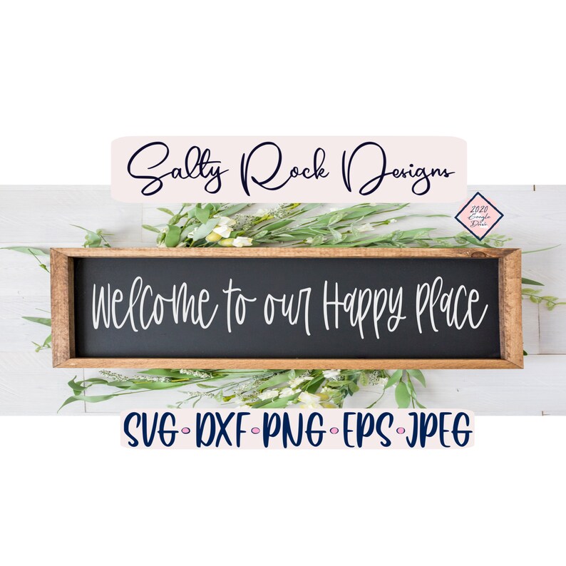 to Our Happy Place SVG Cricut Silhouette Happy Etsy
