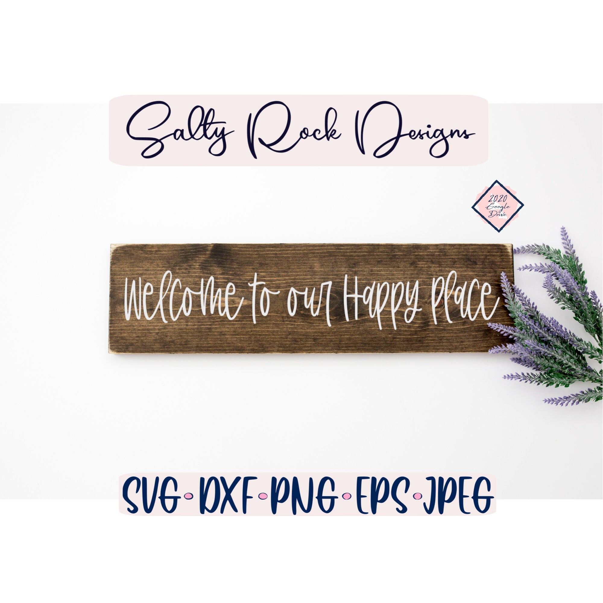 to Our Happy Place SVG Cricut Silhouette Happy Etsy