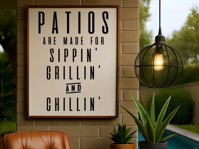 I PATIO sono fatti per sorseggiare grigliate e rilassarsi in formato SVG, Cricut, Silhouette, Backyard in formato SVG, Patio in formato SVG, Deck in formato SVG, sorseggiare e grigliare in formato SVG