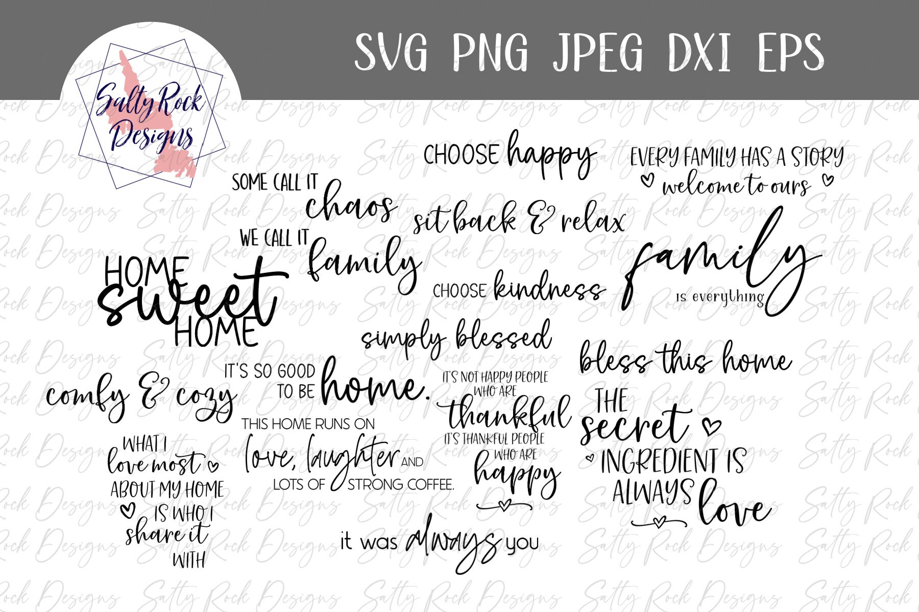Farmhouse Sign Bundle | Family Sign Svg Bundle | Farmhouse Quotes Svg ...