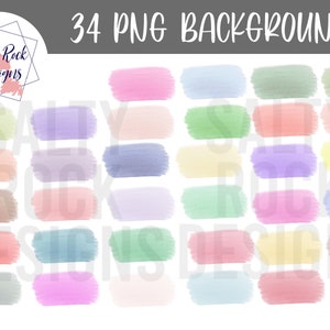 Sublimationshintergrund-Bündel | Bunter Hintergrund PNG | Digitaler Hintergrund PNG Bundle | 34 Farben | Digitales PNG | Sublimation Bundle