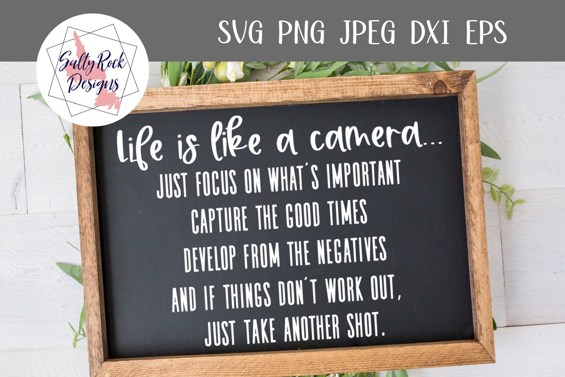 Life is Like a Camera Svg Cricut Silhouette Digital Cut Etsy