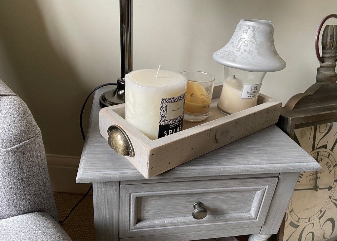 Handmade Wooden Tray, Candle Centerpiece Tray, Dressing Table Tray