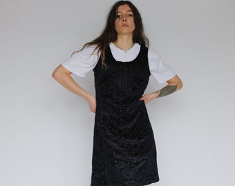 velvet jumper dress