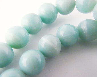 Amazonite Round Beads 12mm (on string)