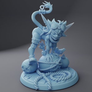 Bomb Goblin | Pinup | Fantasy Miniature | Available in 32mm,54mm,75mm Scales | DnD Miniature | Tabletop | Role Playing