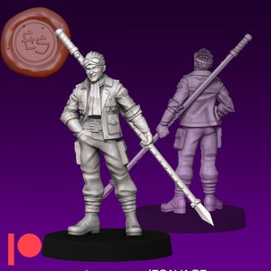 Cid | Fantasy Miniature | DnD Miniature | Tabletop Game | RPG | Pathfinder | Ethan Savage Studios