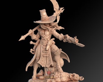 Wilhelmina Hellsing, vedergällningens lie | Fantasyminiatyr | DnD-miniatyr | Brädspel | RPG | Signum Workshop