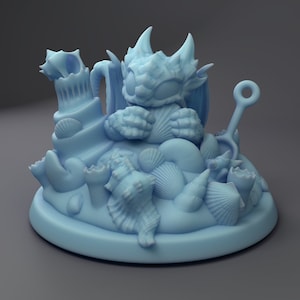 Shell  Dragon | Resin Fantasy Miniature | DnD Miniature | Tabletop Games | Twin Goddess
