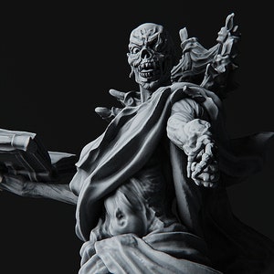 Vecna - Lord of Death - High Necromancer | Resin Miniature | DnD Miniature | RPG | Tabletop Game | Printed Obsession