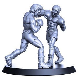 Ruky and Apo, Fighters | Resin Miniature | DnD Miniature | Dungeons & Dragons | Pathfinder | RPG | Tabletop | RN Estudio