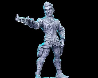 Balthier | Sci-Fi Miniature | Fantasy Miniature | DnD Miniature | RPG | Tabletop Game | Pathfinder | RN Estudio