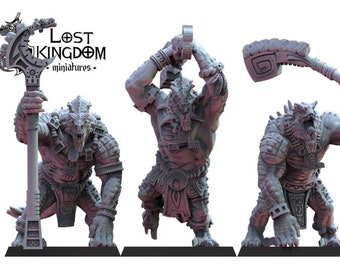 Cipactli Unit| Dungeons and Dragons | DnD Miniature | Tabletop Game | RPG | Lost Kingdom Miniature