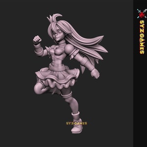 Rina | Pinup | Fantasy Miniature | Dungeons and Dragons | DnD Miniature | Tabletop Game | RPG | Pathfinder |  Ethan Savage Studios