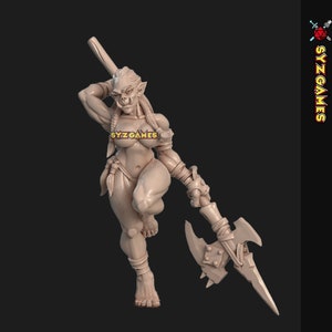 Rizar, the Swamp Lily | Pinup | 32mm 54mm 75mm Fantasy Miniature | DnD Miniature | RPG | Tabletop Game