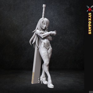 A2 Android Fighter Sci-Fi miniatuur tabletop RPG Pathfinder miniatuur schilderij | ES