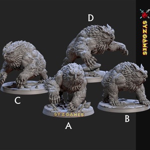 Nightmaulers Owlbears | Fantasy Miniature | DnD Miniature | RPG | Tabletop Game | Artisan Guild