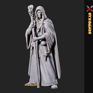 Raistlin Wizard | Resin Miniature | 32mm 75mm Fantasy Miniature | DnD | RPG | Tabletop Game | Pathfinder