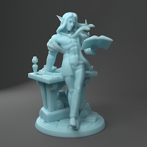 Professor Syiva | Resin Fantasy Miniature | DnD Miniature | Tabletop Games | Twin Goddess