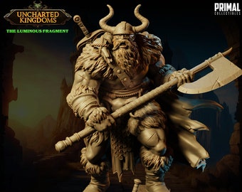 Heafstaag | Barbarian | Fantasy Miniature | Dungeons and Dragons | DnD Miniature | Tabletop Game | RPG | Pathfinder