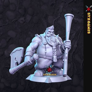 Guldram | Fantasy Miniature | DnD Miniature | Dungeons & Dragons | Pathfinder | RPG | Tabletop | RN Estudio