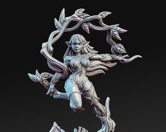 Alura | Pinup |  32mm or 28mm Fantasy Miniature | DnD Miniature  | RPG | Tabletop Game | Pathfinder | RN Estudio