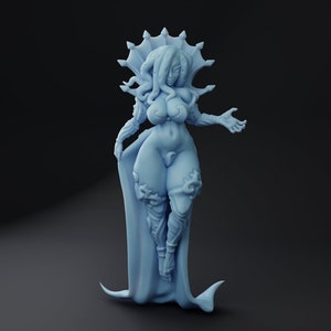 Flaya - Lilithid Mind Seducer | 32mm or 75mm Fantasy Miniature | DnD Miniature | Twin Goddess