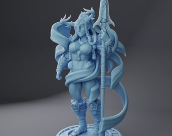 Styrkja, Warrior Goddess | Pinup | Fantasy Resin Miniature | DnD Miniature | Pathfinder | Dungeons and Dragons | Tabletop Games