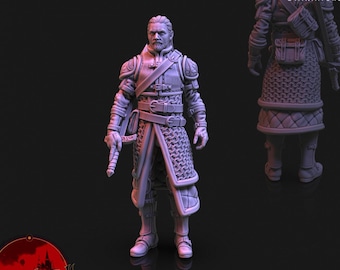 Benet | Fantasy Resin Miniature | D&D | Legion | Tabletop Game | RMPrintableTerrain