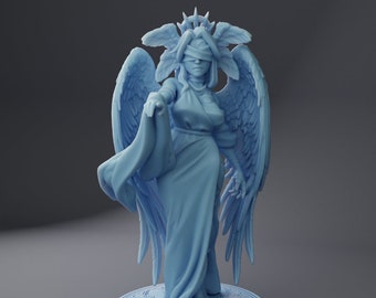 Ophelia, Goddess of Judgement | Fantasy Resin Miniature | DnD Miniature | Pathfinder | Dungeons and Dragons | Tabletop Games