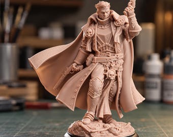 Alexander of Riverbrook Human Gunslinger Inquisitor Miniature for DnD RPG