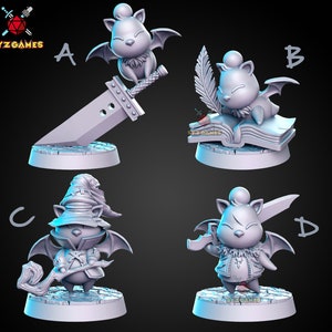 Batomon PACK |  Classic JRPG |  32mm or 28mm Fantasy Miniature | DnD Miniature | RN Estudio