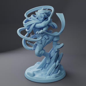 Aizota the Human Rogue Fantasy Miniature Dungeons and Dragons Mini RPG Tabletop Games DnD 5e Painting Pathfinder | TW