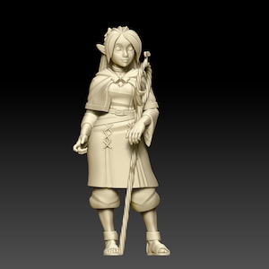 Marcille | Fantasy Miniature | Dungeons and Dragons | DnD Miniature | Tabletop Game | RPG | Pathfinder |  Ethan Savage Studios