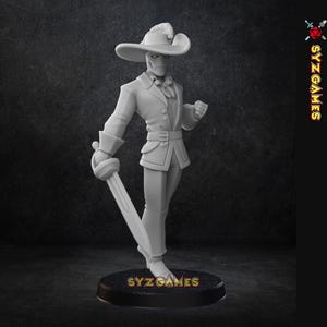 Warforged Swashbuckler Warforged Fighter Fantasy Miniature Dungeons and Dragons Mini RPG Tabletop Games DnD 5e Painting Pathfinder | TW