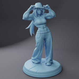 Kit the Breaker Mensch Kämpfer Fantasy Miniatur Dungeons and Dragons Mini RPG Tabletop Spiele DnD 5e Malerei Pathfinder | TW