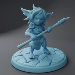 Goblin Minion 4 Goblin Fighter Fantasy Miniature Dungeons and Dragons Mini RPG Tabletop Games DnD 5e Painting Pathfinder | TW