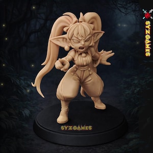 Prissy Robo Golem Maker Goblin Artificer Fantasy Miniature Dungeons and Dragons Mini RPG Tabletop Games DnD 5e Painting Pathfinder | TW